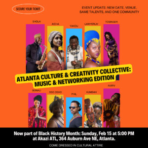 Atlanta culture & creativity collective music and networking edition